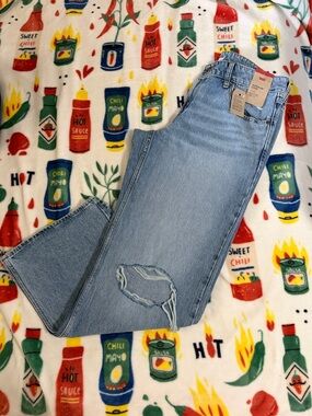 Women’s NWT Levi Superlow Loose Straight Leg Jeans 32 x 32